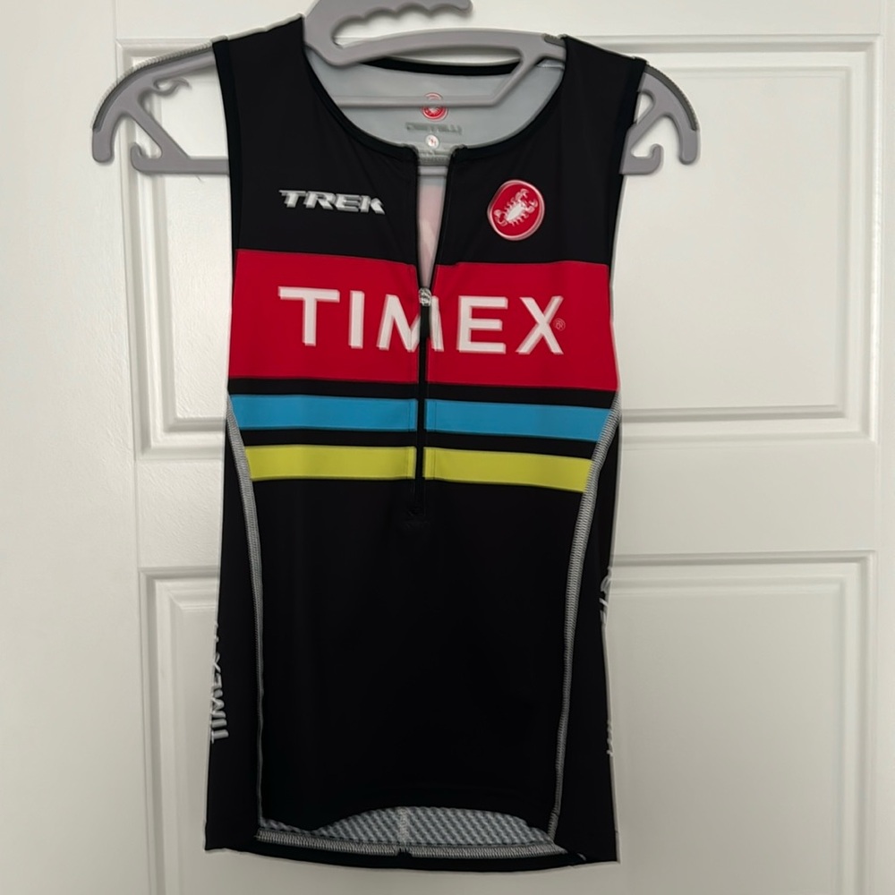 Team Timex Trek castelli triathlon jersey size M